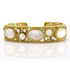 18ct Gold Gem Set Bangle