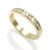 18CT YELLOW GOLD ROUND BRILLIANT CUT DIAMOND SET ETERNITY RING