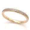 18CT ROSE GOLD DIAMOND SET BAND