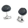 Deakin & Francis Sterling Silver Bowler Hat Cufflinks