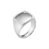 Georg Jensen Sterling Silver Smithy Signet Ring 590E