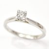 Platinum Diamond Solitaire Round Brilliant Cut 0.30ct Wedfit Setting