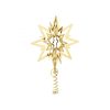 Georg Jensen 2019 Christmas Decorations Top Star Gold Plated Tree Topper Medium